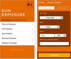 Wolfram Sun Exposure - Le 10 migliori App da viaggio del 2016