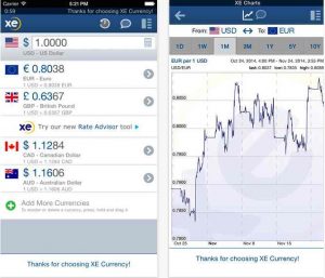 XE Currency - Le 10 migliori App da viaggio del 2016