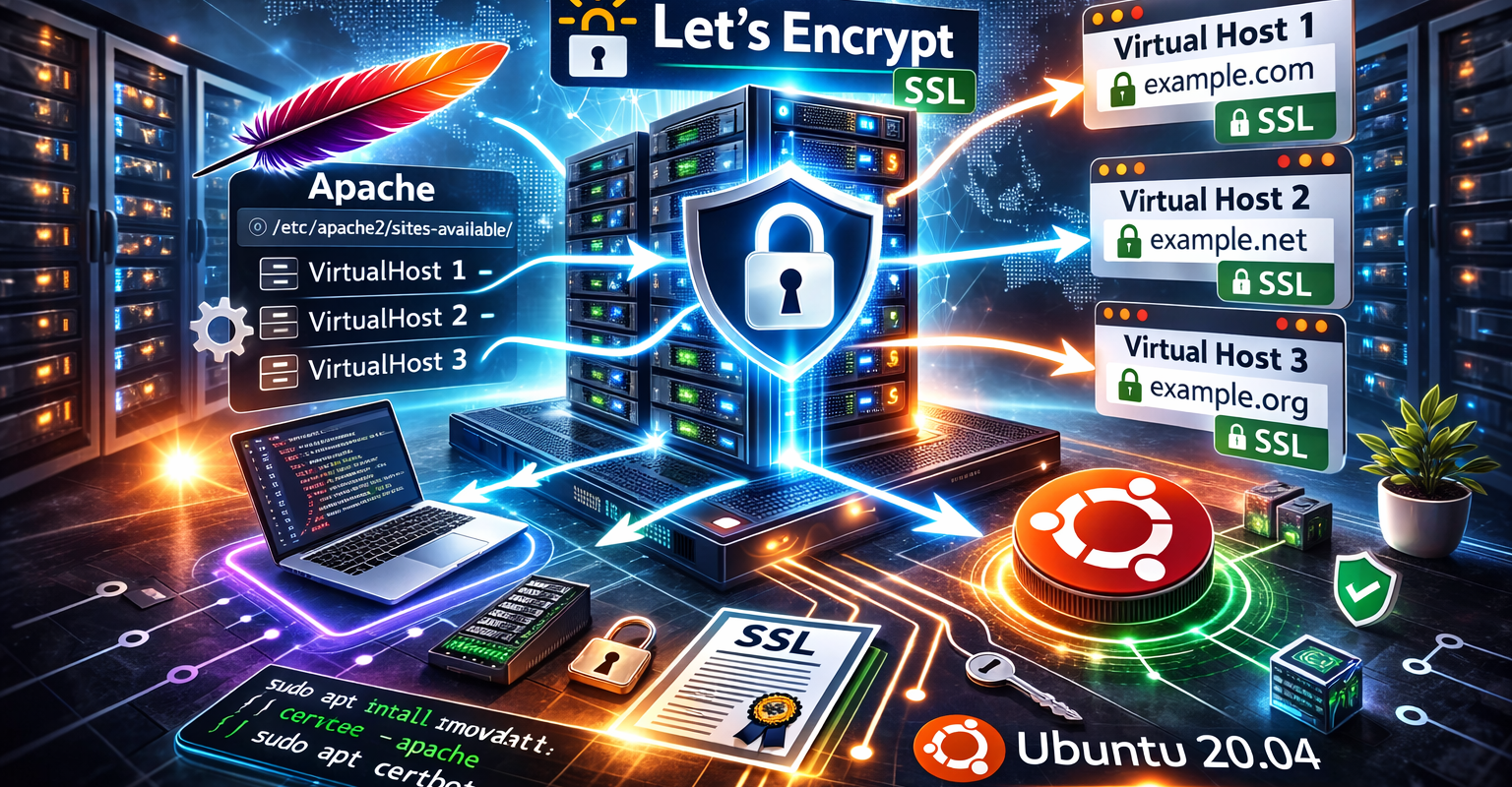 Configurare certificati Let’s Encrypt per più virtual host Apache su Ubuntu 20.04