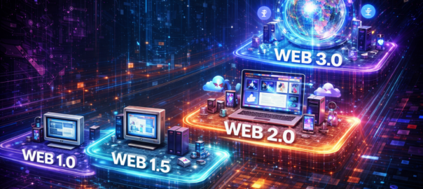Differenze tra il Web 3.0 e il Web 2.0, Web 1.5 e Web 1.0
