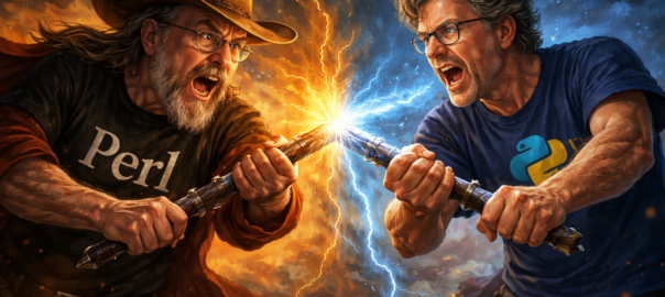 Larry Wall VS Guido van Rossum: Duello all'ultimo sangue