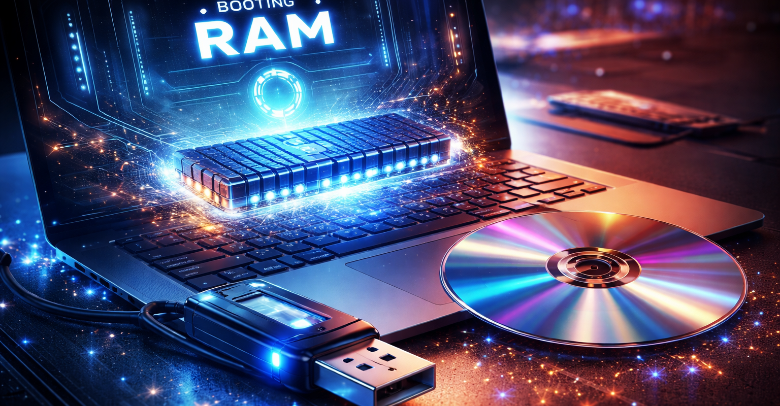 Come avviare una Live USB o CD/DVD interamente in RAM: Guida completa
