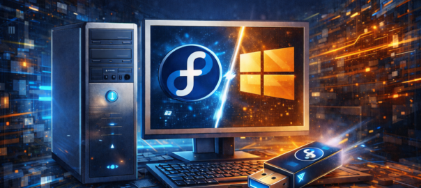 Installare Fedora Linux su un computer vecchio mantenendo Windows