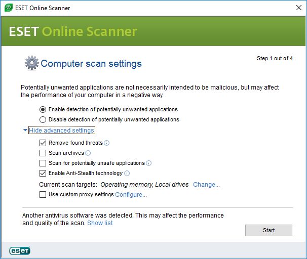 scanner antivirus online